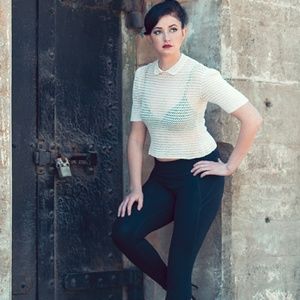 Ivory Crochet Crop Top